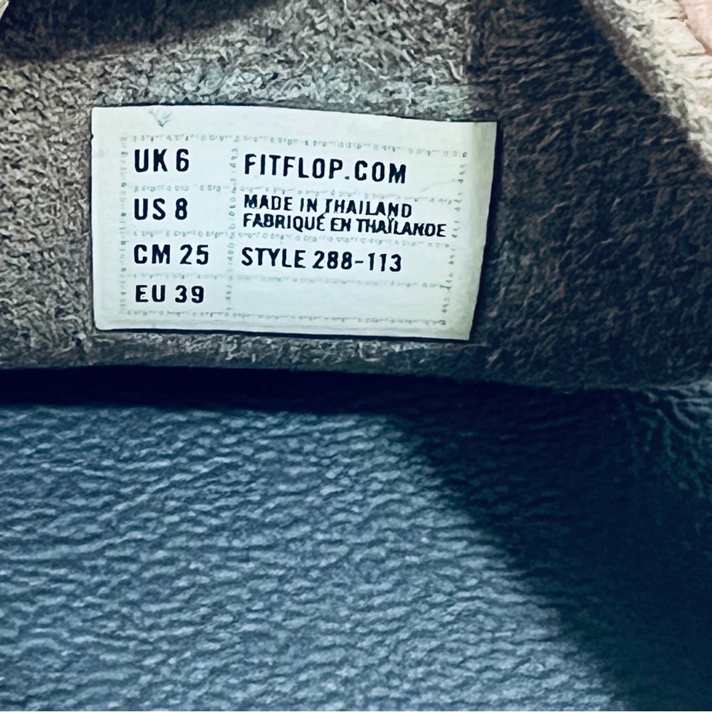 Fitflop Tan and Black Sandals - Picture 5 of 8